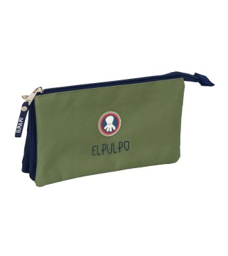 PORTATODO TRIPLE EL PULPO "VERDE"