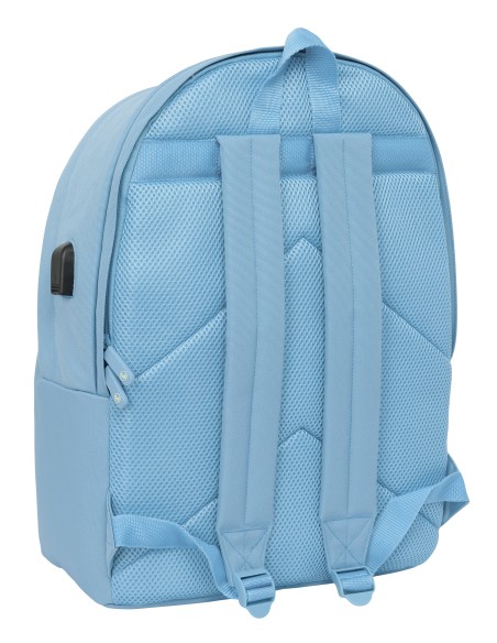 MOCHILA DOBLE PARA PORTATIL 15,6"+USB EL GANSO BASICS "CERULEAN" MOCHILA DOBLE PARA PORTATIL 15,6"+USB EL GANSO BASICS "CERULEAN"