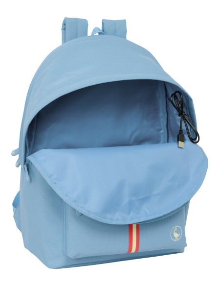 MOCHILA DOBLE PARA PORTATIL 15,6"+USB EL GANSO BASICS "CERULEAN" MOCHILA DOBLE PARA PORTATIL 15,6"+USB EL GANSO BASICS "CERULEAN"