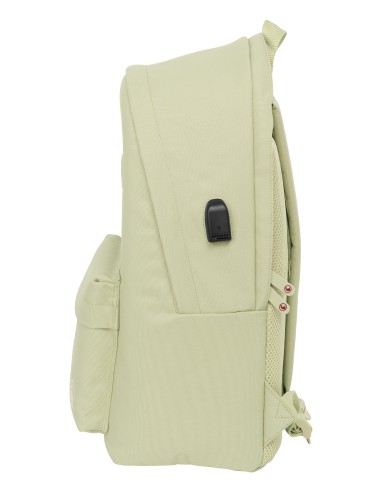 MOCHILA DOBLE PARA PORTATIL 15,6"+USB EL GANSO BASICS "BEIGE"
