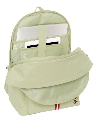 MOCHILA DOBLE PARA PORTATIL 15,6"+USB EL GANSO BASICS "BEIGE"