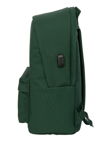 MOCHILA DOBLE PARA PORTATIL 15,6"+USB EL GANSO BASICS "GREEN"