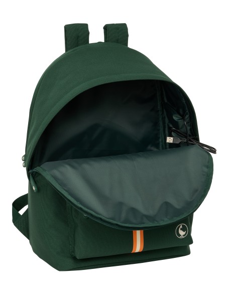 MOCHILA DOBLE PARA PORTATIL 15,6"+USB EL GANSO BASICS "GREEN" MOCHILA DOBLE PARA PORTATIL 15,6"+USB EL GANSO BASICS "GREEN"