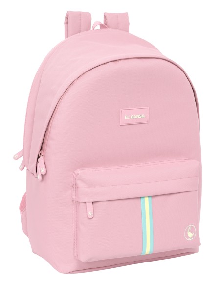 MOCHILA DOBLE PARA PORTATIL 15,6"+USB EL GANSO BASICS "PINK" MOCHILA DOBLE PARA PORTATIL 15,6"+USB EL GANSO BASICS "PINK"