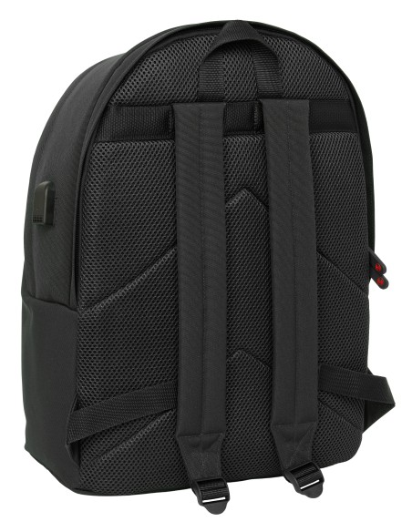 MOCHILA DOBLE PARA PORTATIL 15,6"+USB EL GANSO BASICS "BLACK" MOCHILA DOBLE PARA PORTATIL 15,6"+USB EL GANSO BASICS "BLACK"
