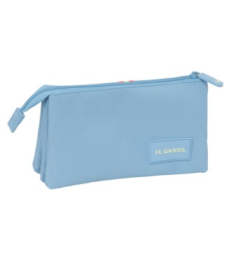 PORTATODO TRIPLE EL GANSO BASICS "CERULEAN" 2