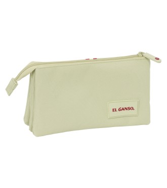 PORTATODO TRIPLE EL GANSO BASICS "BEIGE" 2