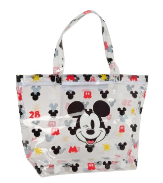 BOLSO SHOPPING CON CREMALLERA MICKEY MOUSE "BEACH"