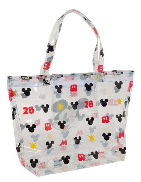 BOLSO SHOPPING CON CREMALLERA MICKEY MOUSE "BEACH"