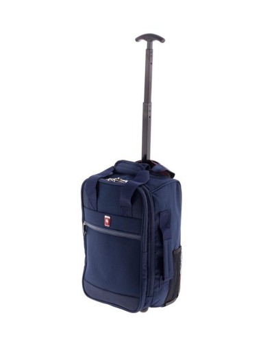 Bolso Mochila Con Ruedas Ryanair Metro Azul Maletas Cabin...