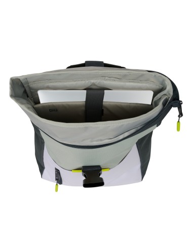 MOCHILA SOLAPA PARA PORTATIL 15,6'' REAL MADRID EQUIP. 25/26