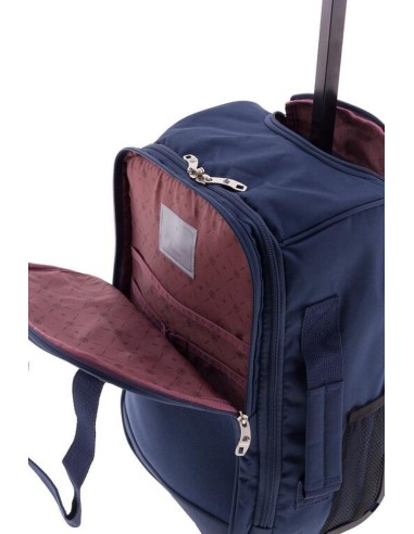 Bolso Mochila Con Ruedas Ryanair Metro Azul Maletas Cabin...