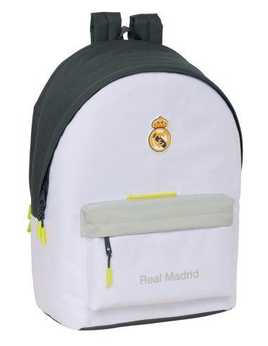 MOCHILA DOBLE PARA PORTATIL 15,6"+USB REAL MADRID EQUIP. 25/26