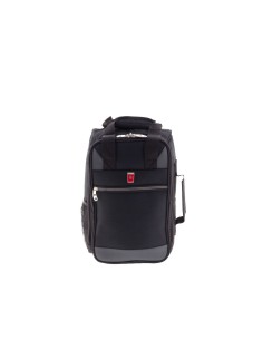 Bolso Mochila Con Ruedas Ryanair Metro Negro Maletas Cabi... 2
