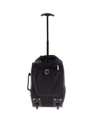 Bolso Mochila Con Ruedas Ryanair Metro Negro Maletas Cabi...