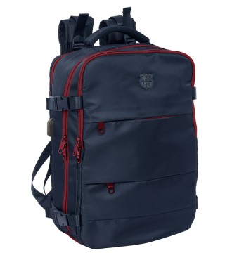 MOCHILA VIAJE CABINA PORTATIL 15,6'' F.C.BARCELONA AZUL MARINO