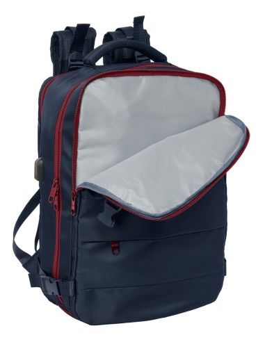 MOCHILA VIAJE CABINA PORTATIL 15,6'' F.C.BARCELONA AZUL MARINO