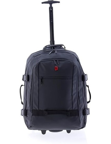 Mochila Con Ruedas Gladiator Polar Negro Maletas Cabina |...