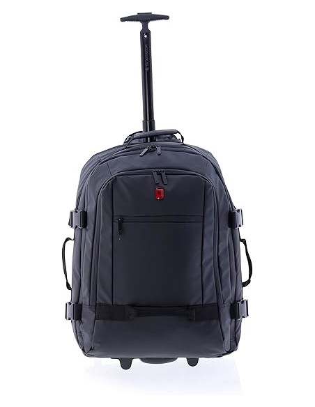 Mochila Con Ruedas Gladiator Polar Negro Maletas Cabina |...