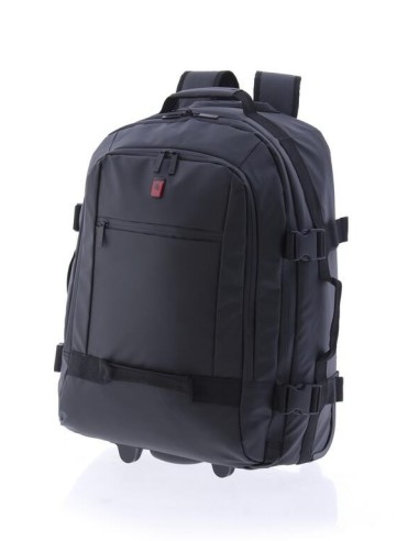 Mochila Con Ruedas Gladiator Polar Negro Maletas Cabina |...