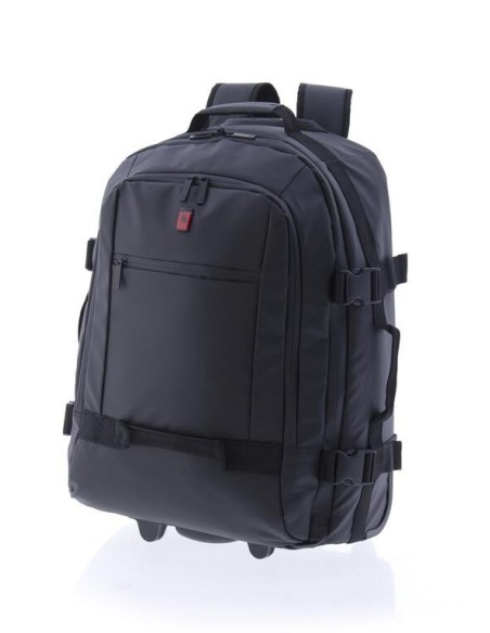 Mochila Con Ruedas Gladiator Polar Negro Maletas Cabina |...