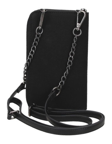 7155341 BANDOLERA PORTAMOVIL Y TARJETAS. PJL BIKER NEGRO