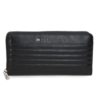 7158541 BILLETERO C/CREM. PJL BIKER NEGRO