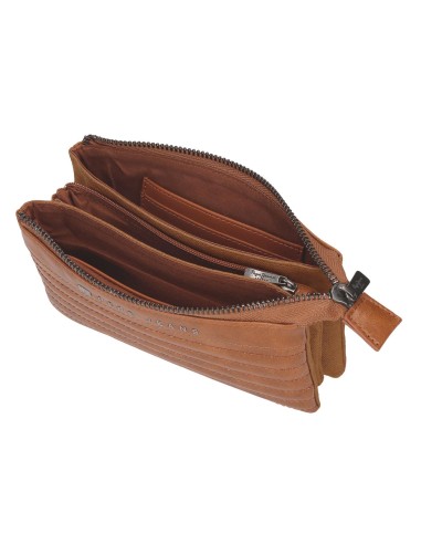 7154342 MONEDERO-NECESER 3C. PJL BIKER MARRON