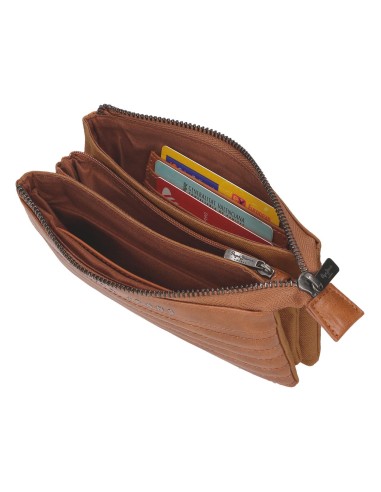 7154342 MONEDERO-NECESER 3C. PJL BIKER MARRON