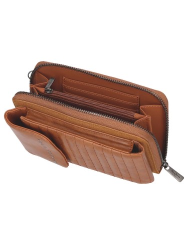 7155342 BANDOLERA PORTAMOVIL Y TARJETAS. PJL BIKER MARRON