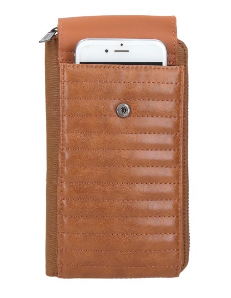 7155342 BANDOLERA PORTAMOVIL Y TARJETAS. PJL BIKER MARRON 7155342 BANDOLERA PORTAMOVIL Y TARJETAS. PJL BIKER MARRON