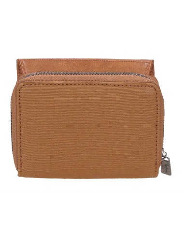 7158242 BILLETERO-MONEDERO. PJL BIKER MARRON