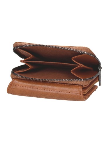 7158242 BILLETERO-MONEDERO. PJL BIKER MARRON