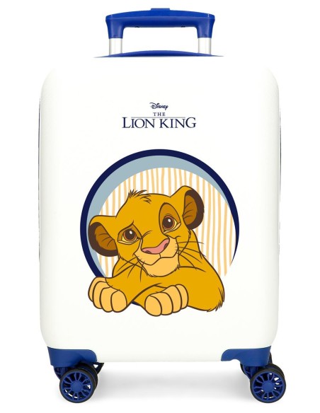 4751321 TROLLEY ABS 50CM. 4R. HAKUNA MATATA BLANCO