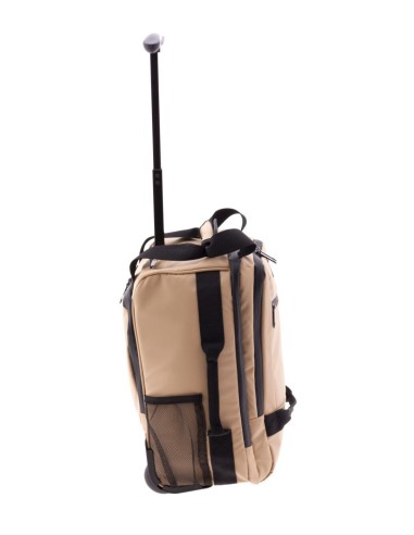 Trolley Mochila Ruedas Gladiator Polar Beige Maletas Blan...