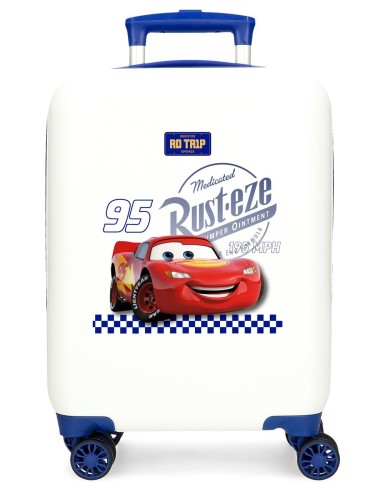 2021342 TROLLEY ABS 50CM. 4R. CARS TRIP BLANCO