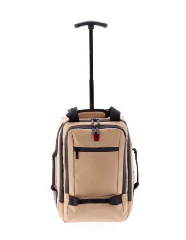 Trolley Mochila Ruedas Gladiator Polar Beige Maletas Blan...