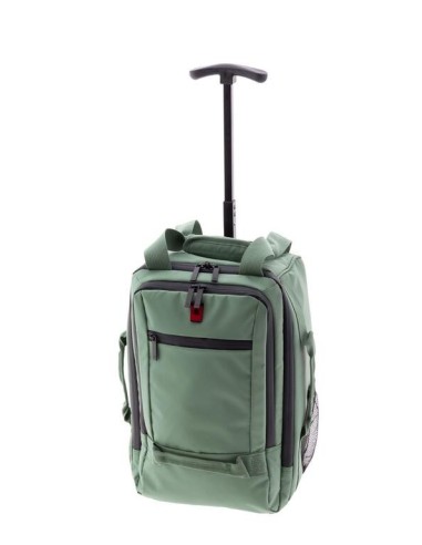 Trolley Mochila Ruedas Gladiator Polar Verde Maletas Blan...