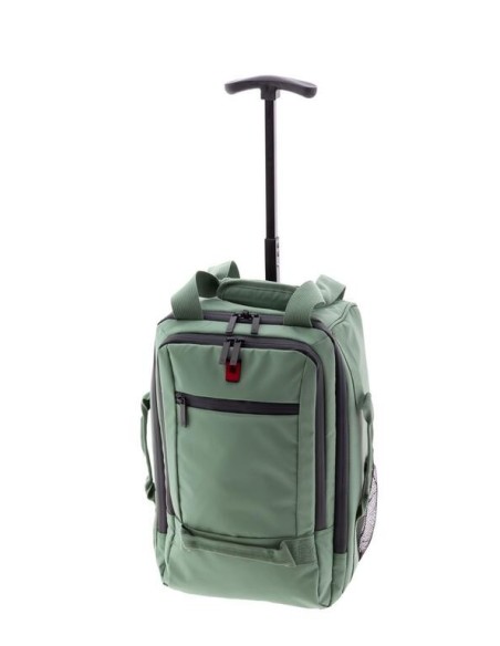 Trolley Mochila Ruedas Gladiator Polar Verde Maletas Blan...