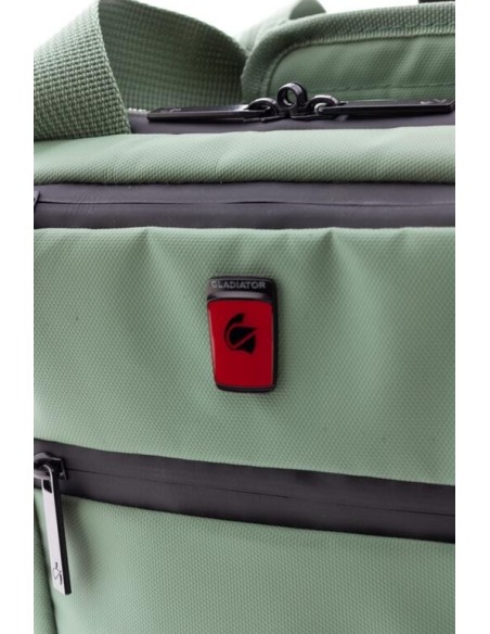 Trolley Mochila Ruedas Gladiator Polar Verde Maletas Blan...