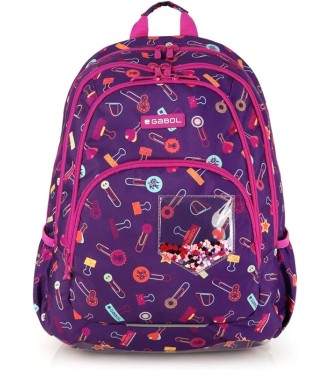 Mochila Tres Compartimentos Escolar Gabol Diary
