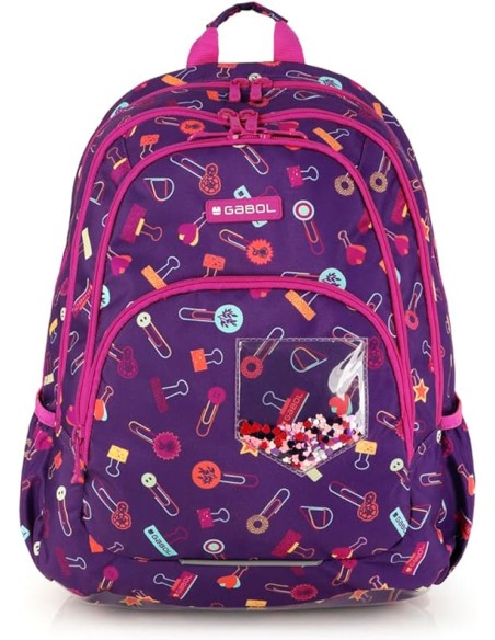 Mochila Tres Compartimentos Escolar Gabol Diary