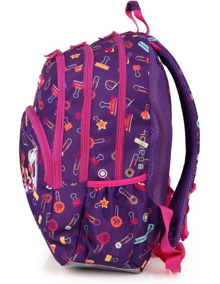 Mochila Tres Compartimentos Escolar Gabol Diary