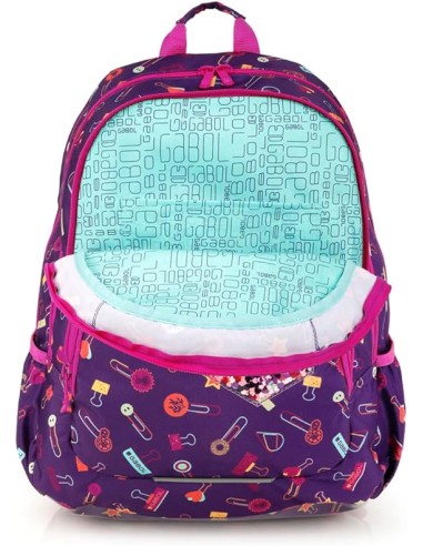 Mochila Tres Compartimentos Escolar Gabol Diary