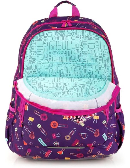 Mochila Tres Compartimentos Escolar Gabol Diary
