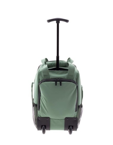 Trolley Mochila Ruedas Gladiator Polar Verde Maletas Blan...