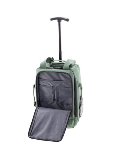 Trolley Mochila Ruedas Gladiator Polar Verde Maletas Blan...