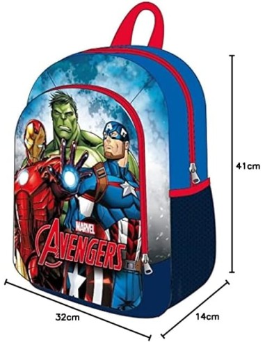Mochila Escolar Adaptable Cerdá Avengers