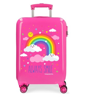 2181721 TROLLEY ABS 55CM. 4R. ARCOIRIS MOVOM ALWAYS SMILE