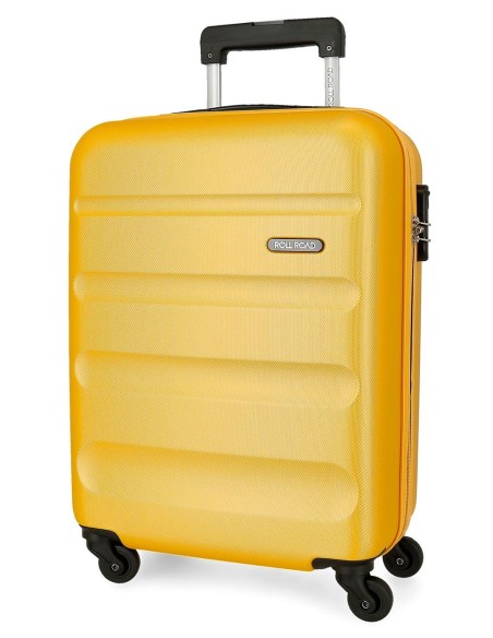 584916D TROLLEY ABS 55CM. 4R. ROLL ROAD FLEX OCRE